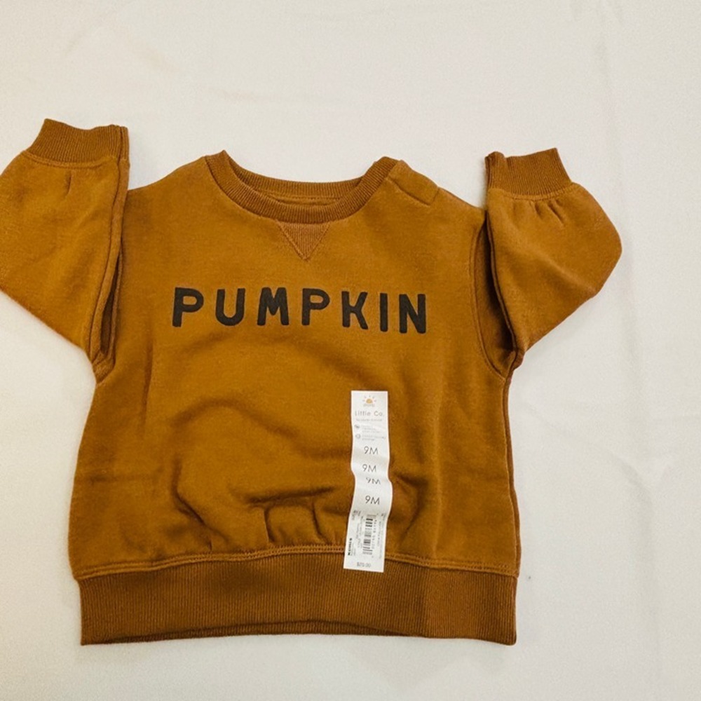 Little Co. by Lauren Conrad Sweatshirt with "PUMPKIN" size: 9 Months